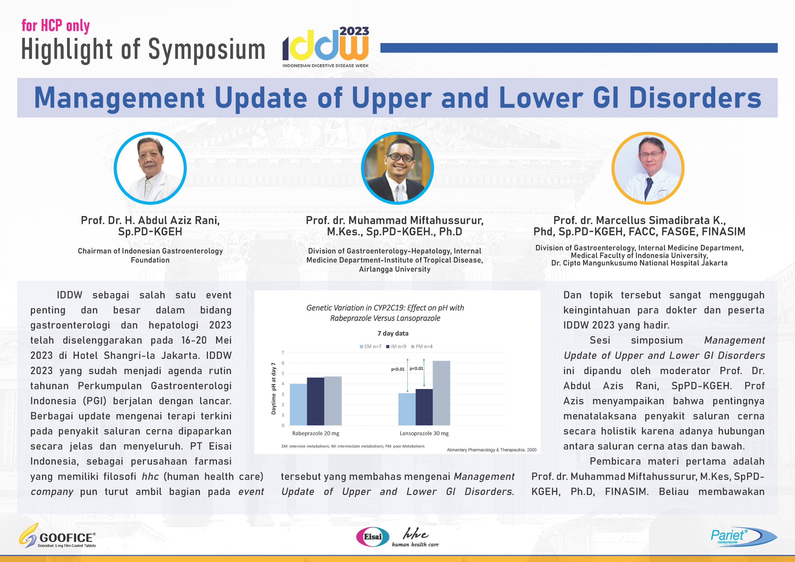 Management Update of Upper and Lower GI Disorders – Eisai Healthcare ...